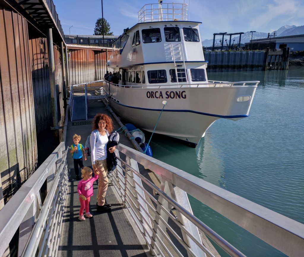Seward Alaska With Kids: ready for a trip! Kenai Fjords Wildlife Cruise tour boat