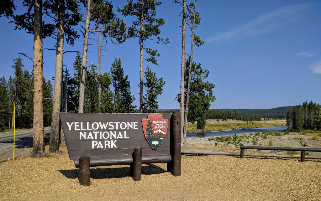 Yellowstone National Park, south entrance