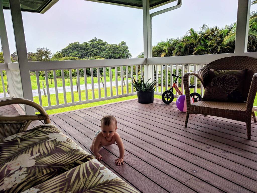 This house fits 2 families: 2 bedrooms (one with bunk bed), huge lanai and yard