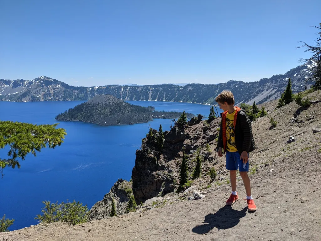 Crater Lake in One Day. Merriam Point