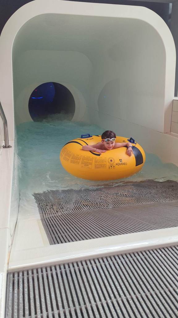 Andrew, 5 y.o., at the Offenburg swimming pool