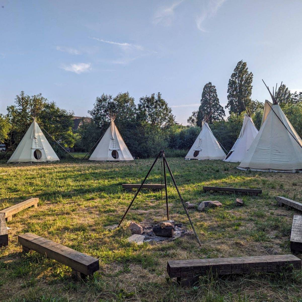 Alsace Camping in a Tipi, Unusual Experience