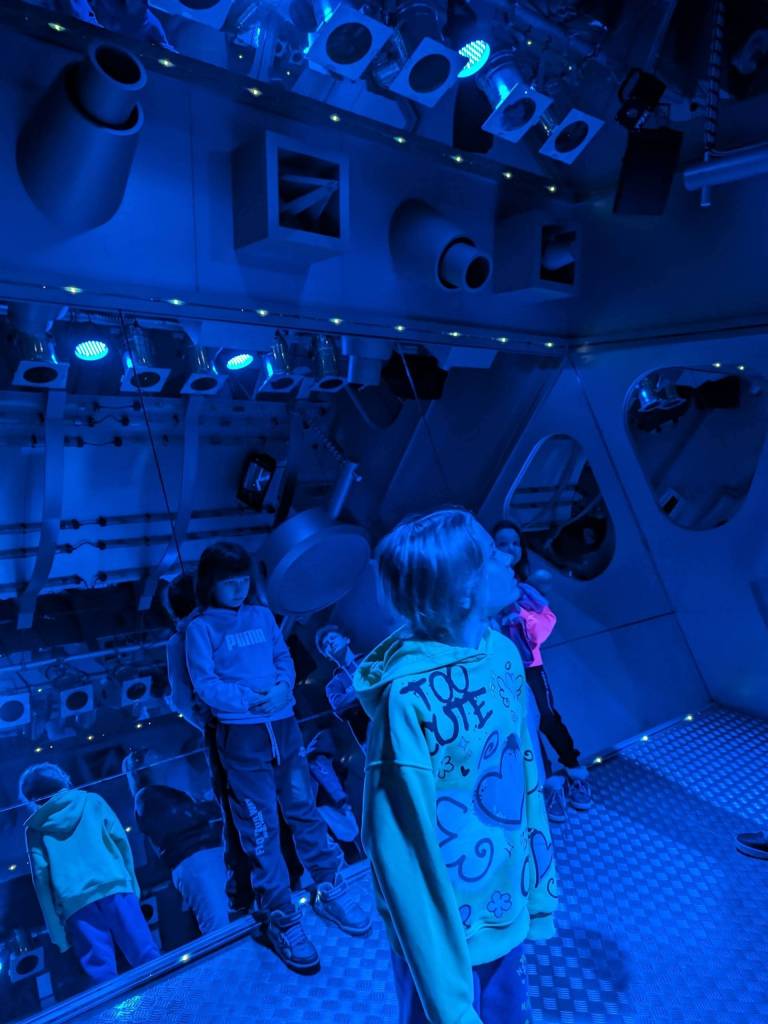 Erika and Andrew taking a journey through time