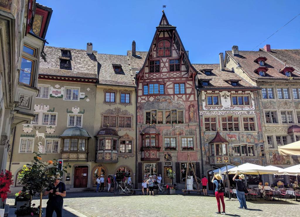 It is a nice place to have some rest in the shade with a coffee/beer/ice cream and feel how time seems to stand still