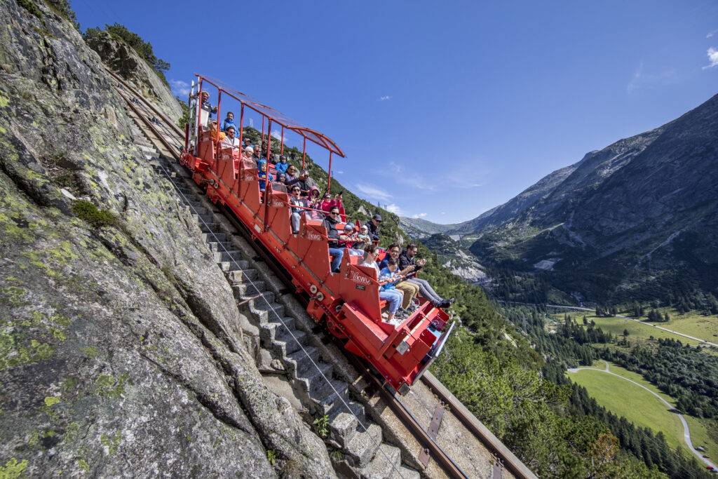 Gelmerbahn ride feels like a roller coaster!