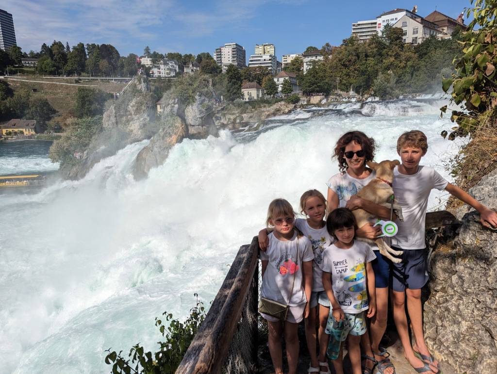 Also, there are playground with slides, climbing structures, and picnic tables