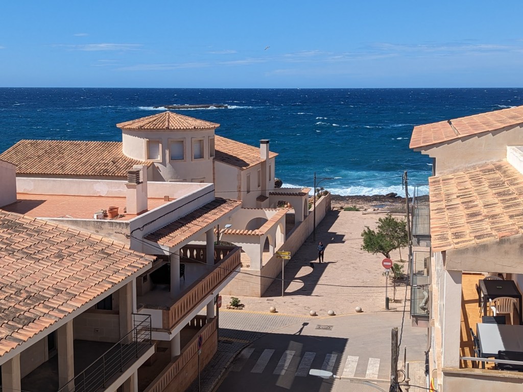 view from the 3d floor apt, rented through airbnb