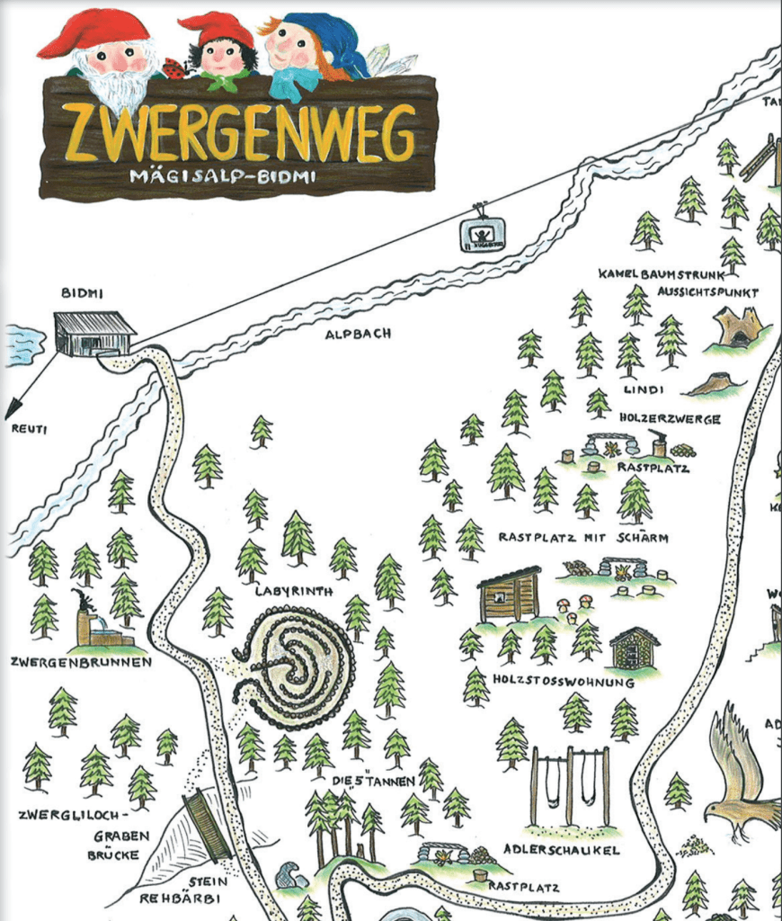 Plus: barbeque areas along the way. Read more here Muggestutz.