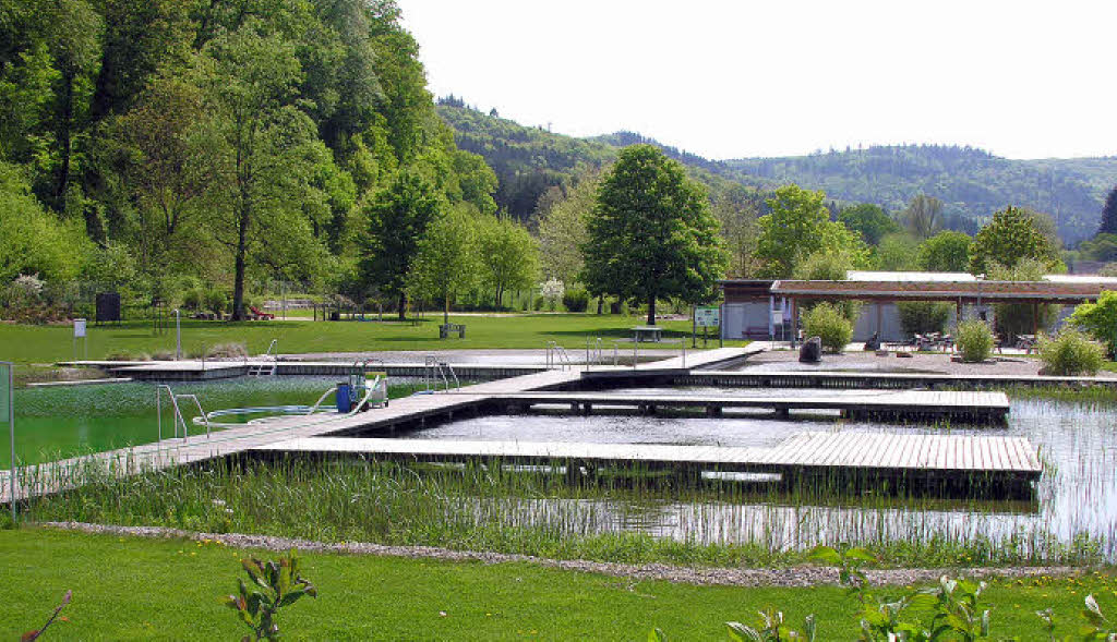 Germany small town: outdoor pools, sport fields even at the small villages